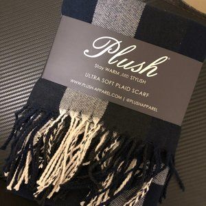 Plush Apparel Ultra Soft Plaid Scarf